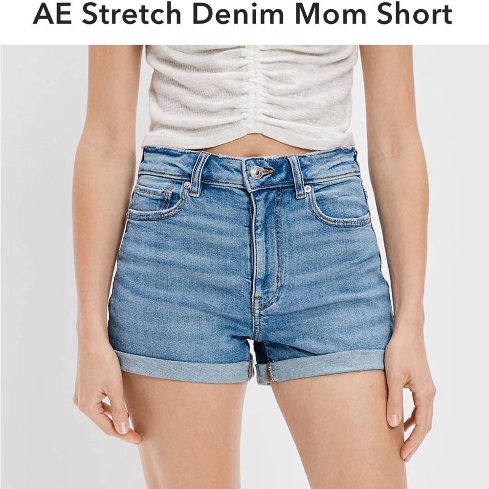 NWT American Eagle denim Mom Shorts